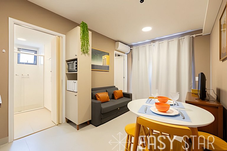 Easy Star - Belo apto no coração do Novo Brooklin - MD04I
