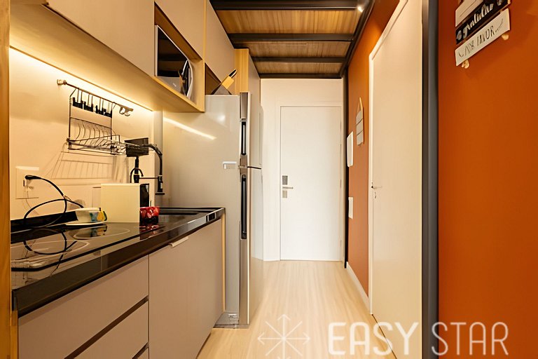 Easy Star - Belo studio com mezanino no coração do Brooklin