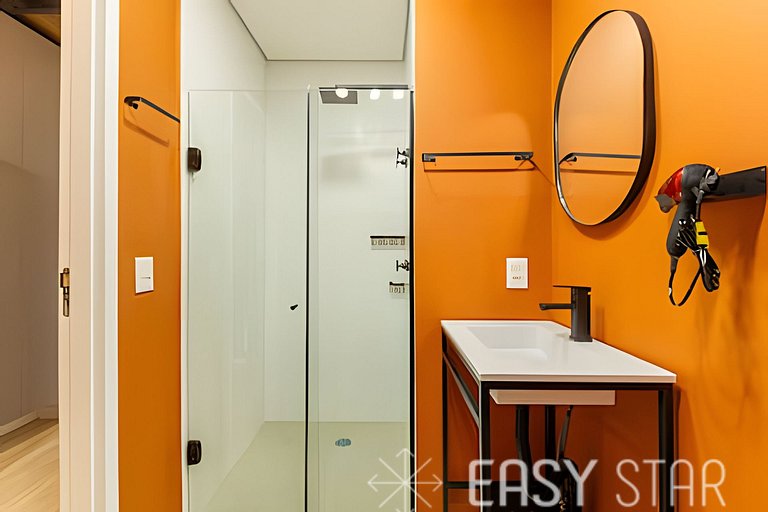 Easy Star - Belo studio com mezanino no coração do Brooklin