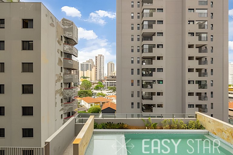 Easy Star - Belo studio com mezanino no coração do Brooklin