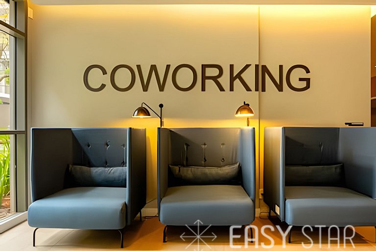 Easy Star - Belo studio com mezanino no coração do Brooklin