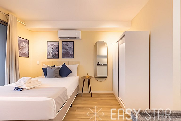 Easy Star - Lindo studio C/varanda no Alto da Boa Vista - MY