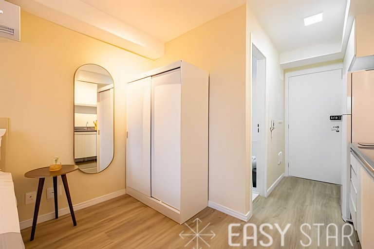Easy Star - Lindo studio C/varanda no Alto da Boa Vista - MY