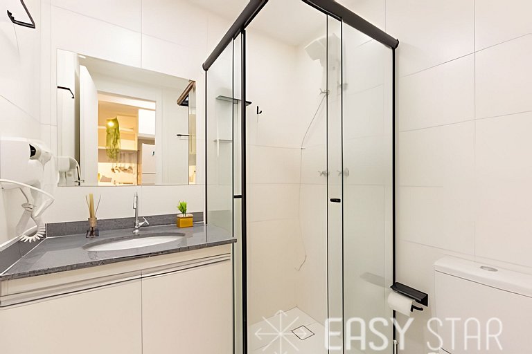 Easy Star - Lindo studio C/varanda no Alto da Boa Vista - MY