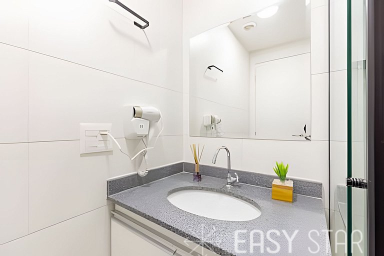 Easy Star - Lindo studio C/varanda no Alto da Boa Vista - MY
