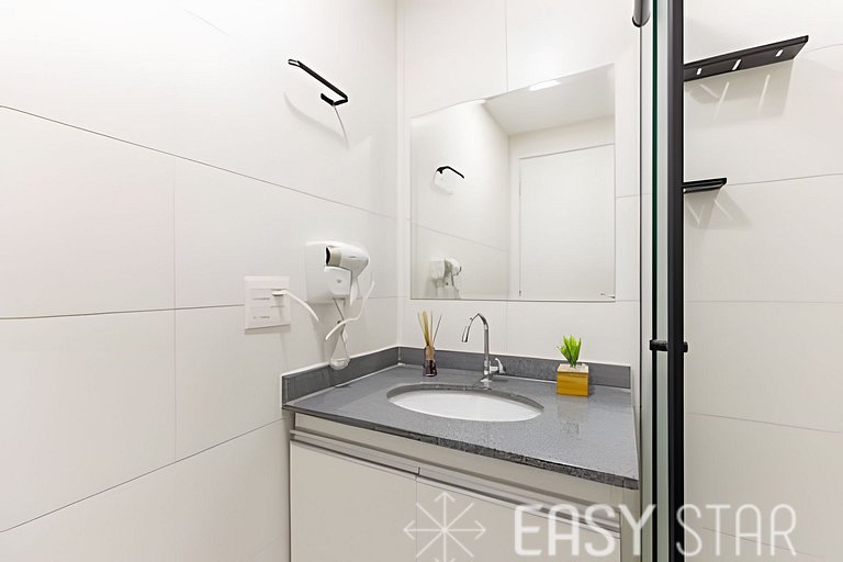 Easy Star - Lindo studio C/varanda no Alto da Boa Vista - MY