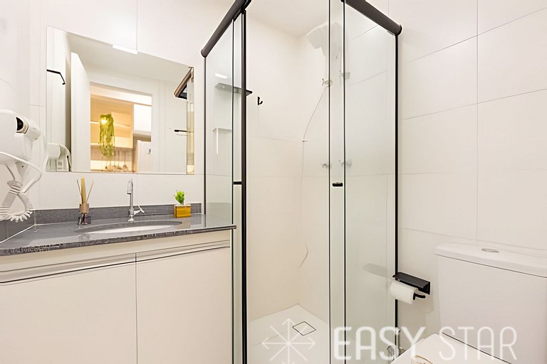 Easy Star - Lindo studio C/varanda no Alto da Boa Vista - MY
