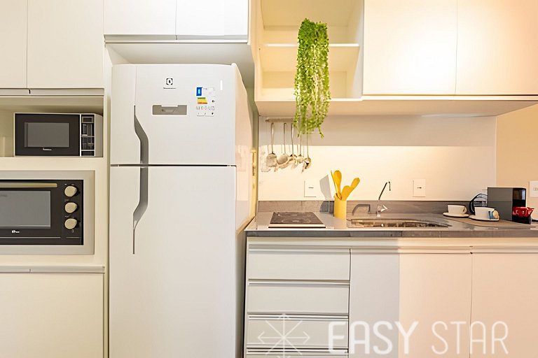 Easy Star - Lindo studio C/varanda no Alto da Boa Vista - MY