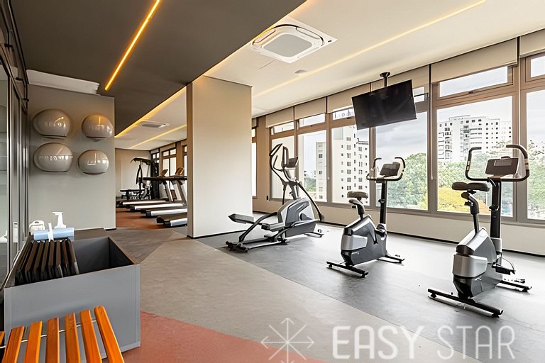 Easy Star - Lindo studio C/varanda no Alto da Boa Vista - MY
