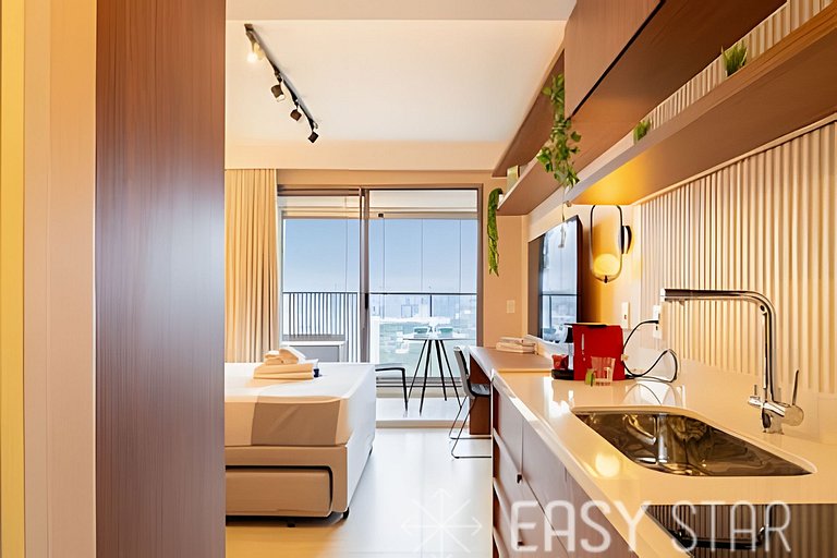 Easy Star - Belo studio no Alto da boa vista - MZ01I