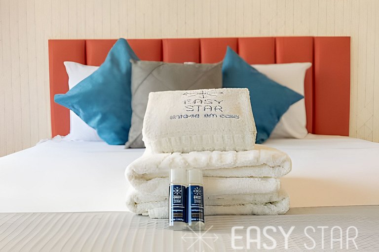 Easy Star - Charmoso studio com cama Queen no Brooklin - NH0