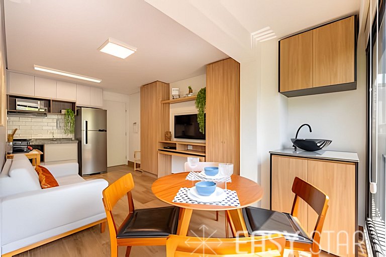 Easy Star - Belo apartamento no coração do Novo Brooklin - N
