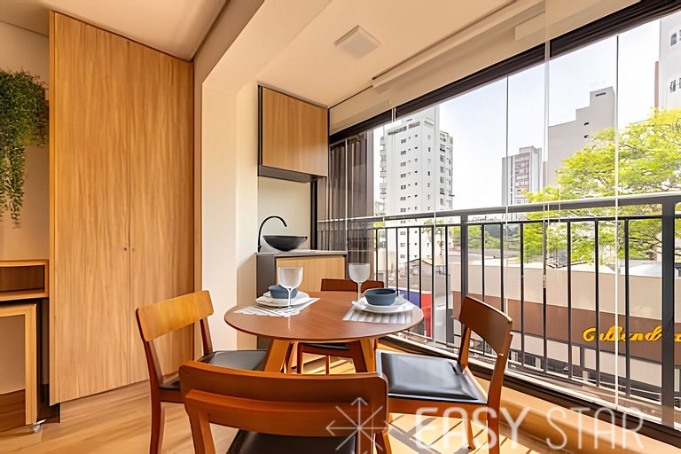 Easy Star - Belo apartamento no coração do Novo Brooklin - N