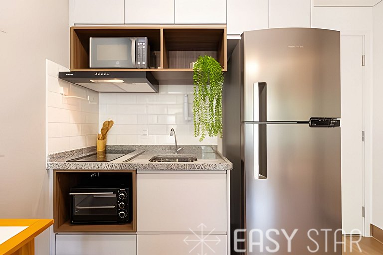Easy Star - Belo apartamento no coração do Novo Brooklin - N