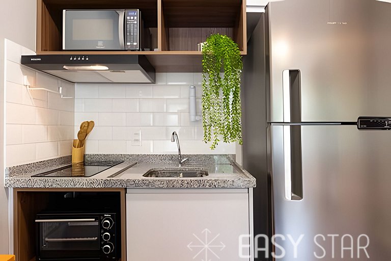 Easy Star - Belo apartamento no coração do Novo Brooklin - N