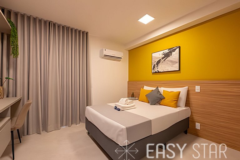 Easy Star - Belo studio com varanda na Sumaré. - NM03I