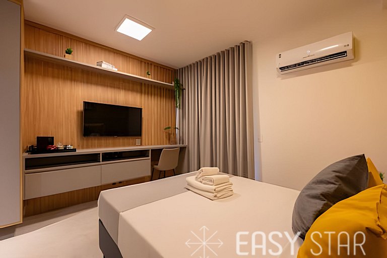 Easy Star - Belo studio com varanda na Sumaré. - NM03I