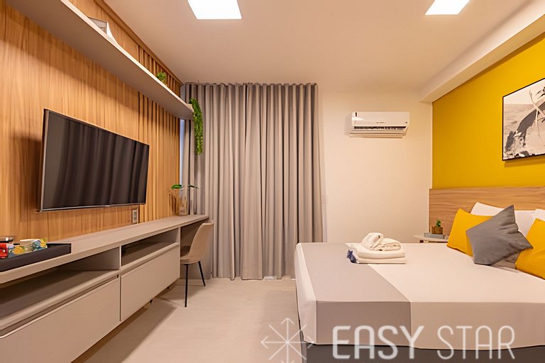 Easy Star - Belo studio com varanda na Sumaré. - NM03I