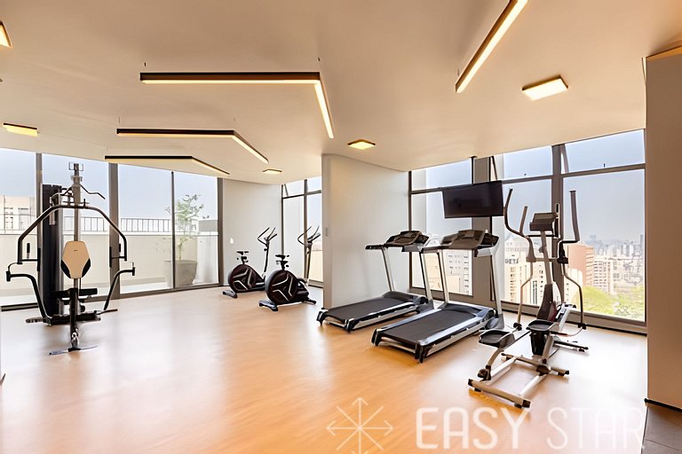 Easy Star - Belo studio com varanda na Sumaré. - NM03I