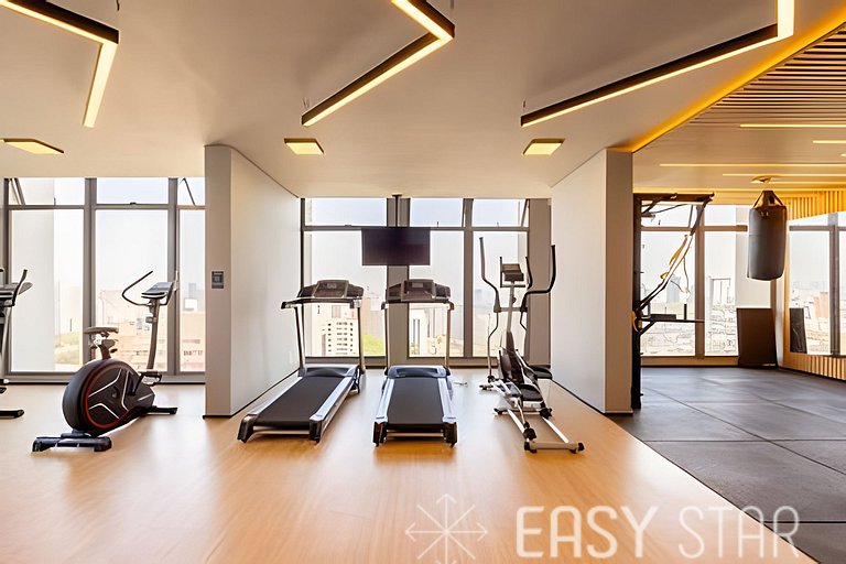 Easy Star - Belo studio com varanda na Sumaré. - NM03I