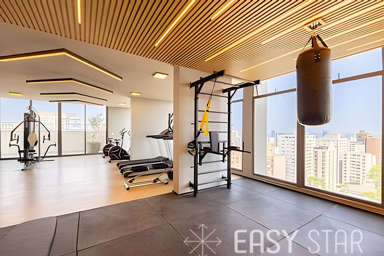 Easy Star - Belo studio com varanda na Sumaré. - NM03I