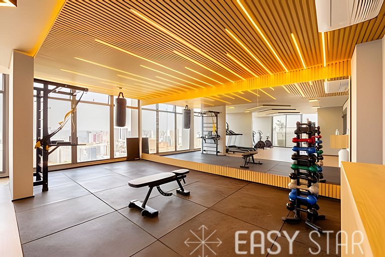 Easy Star - Belo studio com varanda na Sumaré. - NM03I