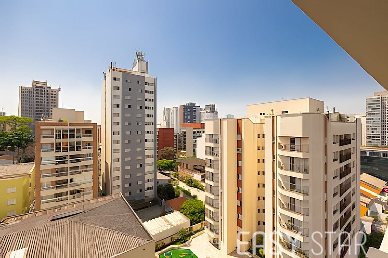 Easy Star – Beautiful Studio with Balcony in Sumaré – NM01I