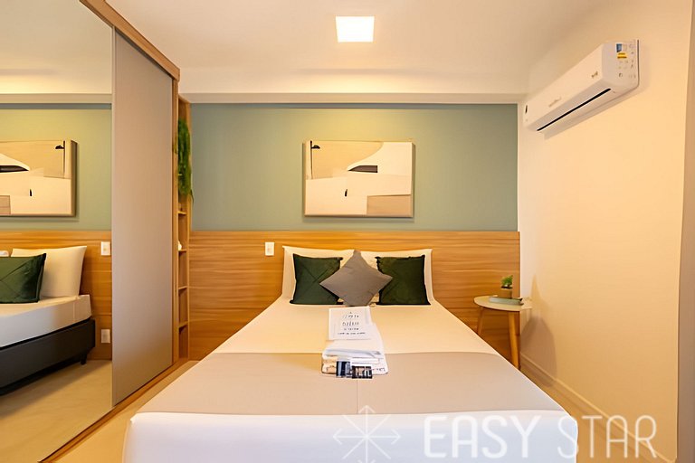 Easy Star - Belo studio com varanda na Sumaré - NM01I