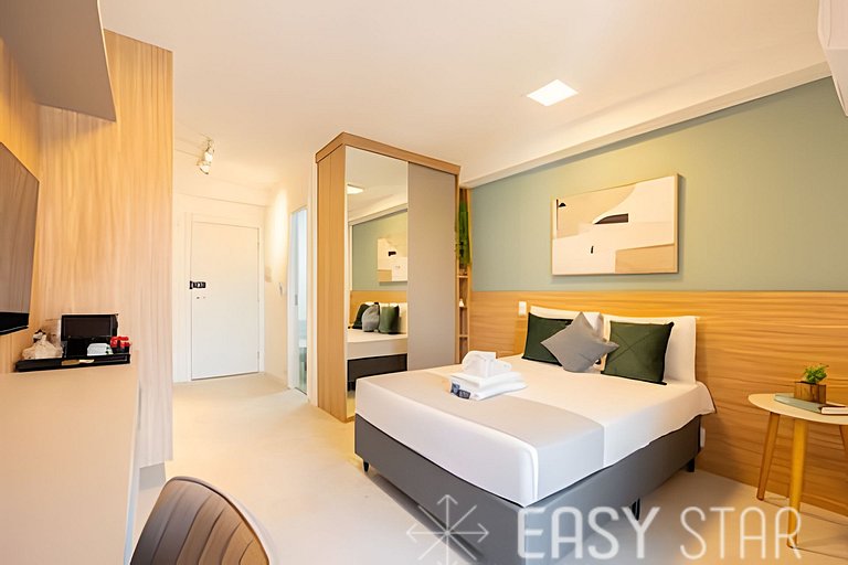 Easy Star - Belo studio com varanda na Sumaré - NM01I