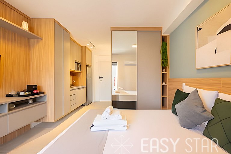 Easy Star – Bello Estudio con Balcón en Sumaré – NM01I