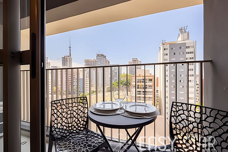 Easy Star – Beautiful Studio with Balcony in Sumaré – NM01I