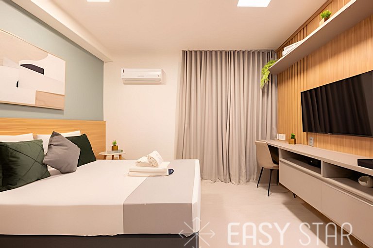Easy Star - Belo studio com varanda na Sumaré - NM01I