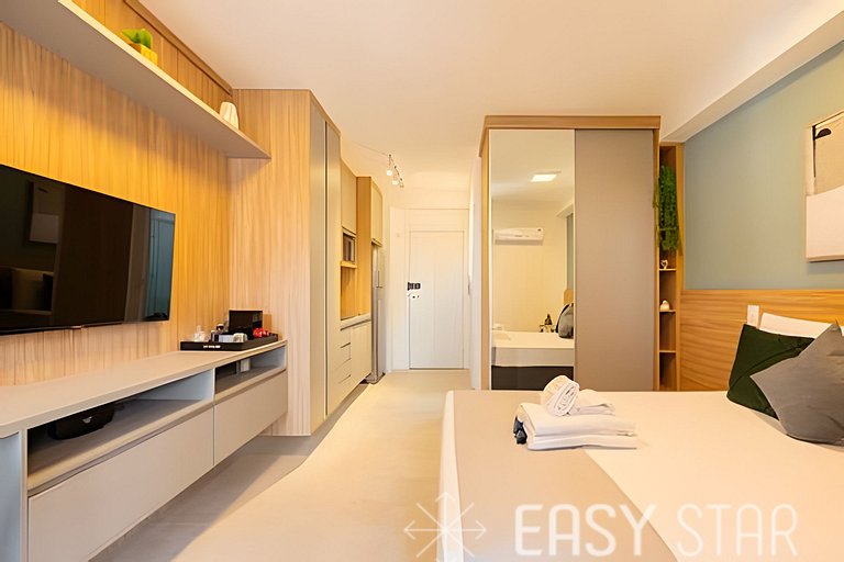 Easy Star – Bello Estudio con Balcón en Sumaré – NM01I