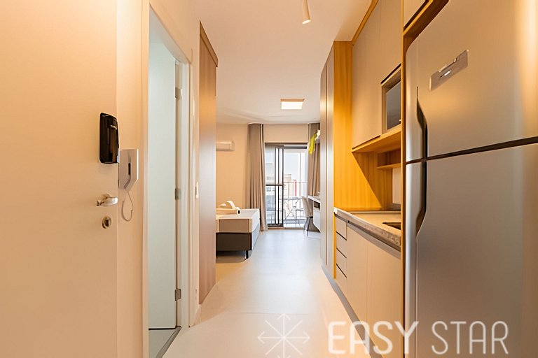 Easy Star – Beautiful Studio with Balcony in Sumaré – NM01I