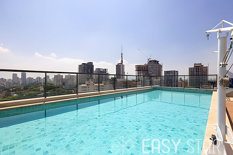 Easy Star - Belo studio com varanda na Sumaré - NM01I