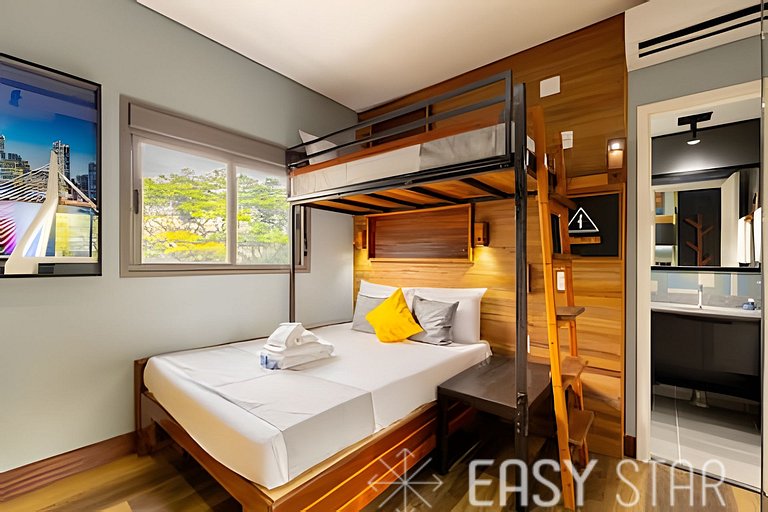 Easy Star - Studio próx linha lilás e consulado Americano -