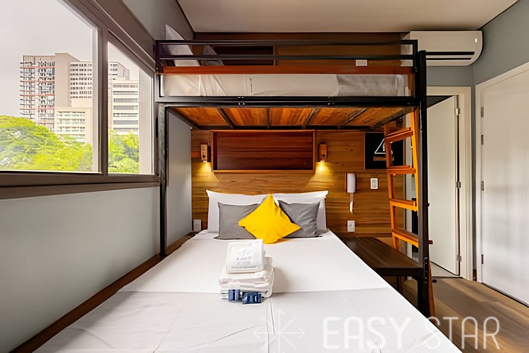 Easy Star - Studio próx linha lilás e consulado Americano -