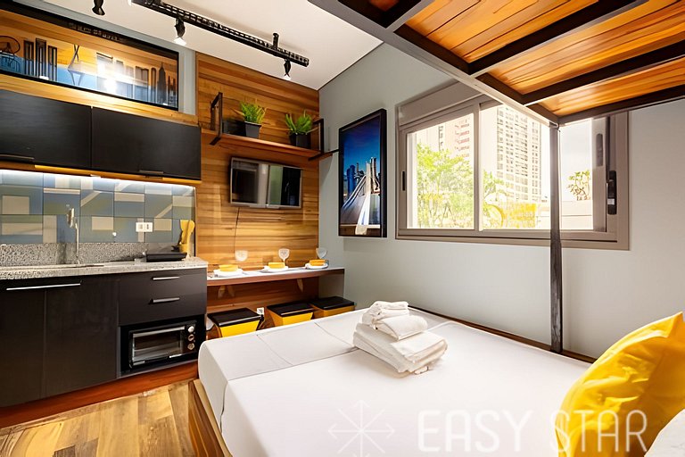 Easy Star - Belo Studio na Chácara Santo Antônio! - NO01I