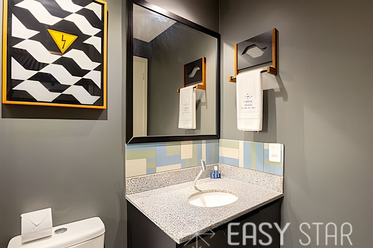 Easy Star - Belo Studio na Chácara Santo Antônio! - NO01I