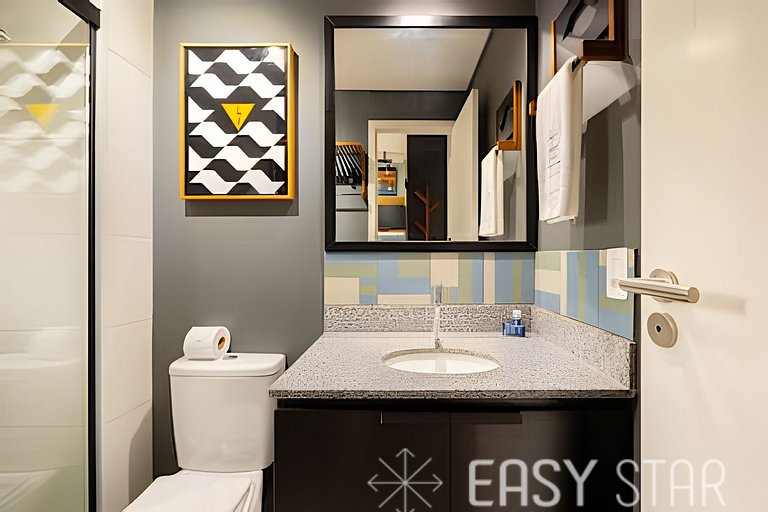 Easy Star - Studio próx linha lilás e consulado Americano -