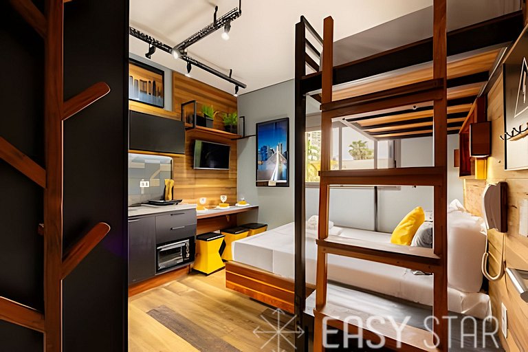 Easy Star – Estudio cerca de la Línea Lila y del Consulado d