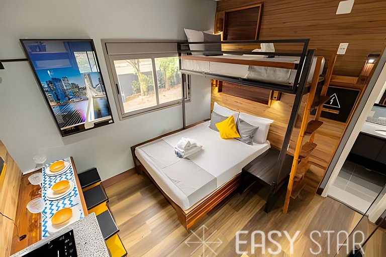Easy Star – Studio near Lilac Line and U.S. Consulate – NO01