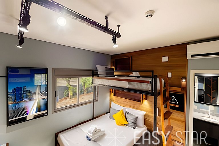 Easy Star - Studio próx linha lilás e consulado Americano -