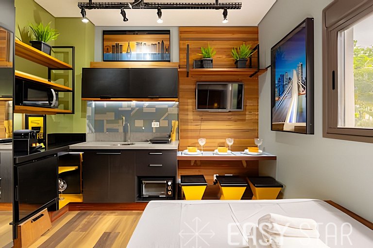 Easy Star - Studio próx linha lilás e consulado Americano -