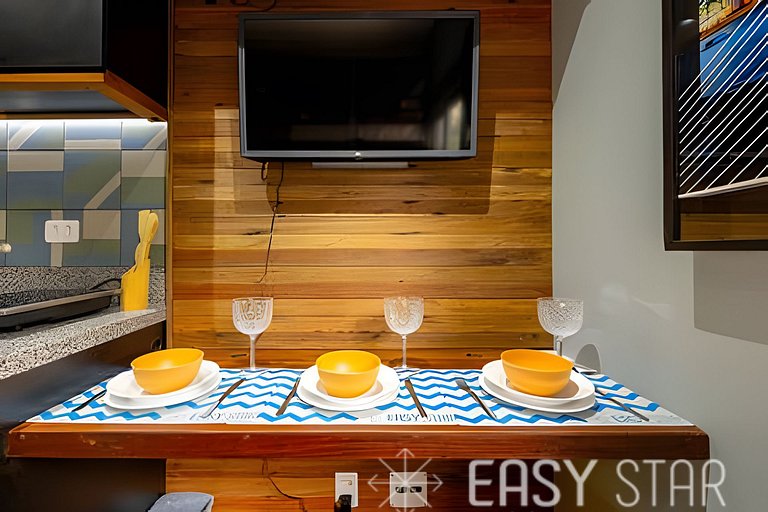 Easy Star - Studio próx linha lilás e consulado Americano -