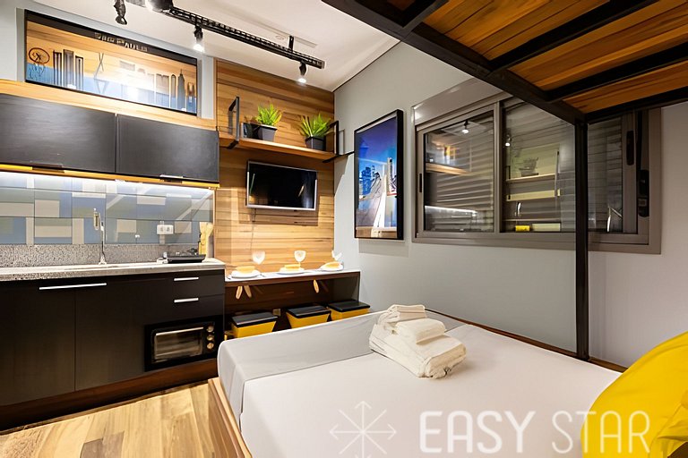 Easy Star - Studio próx linha lilás e consulado Americano -