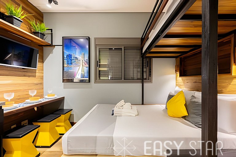 Easy Star - Studio próx linha lilás e consulado Americano -