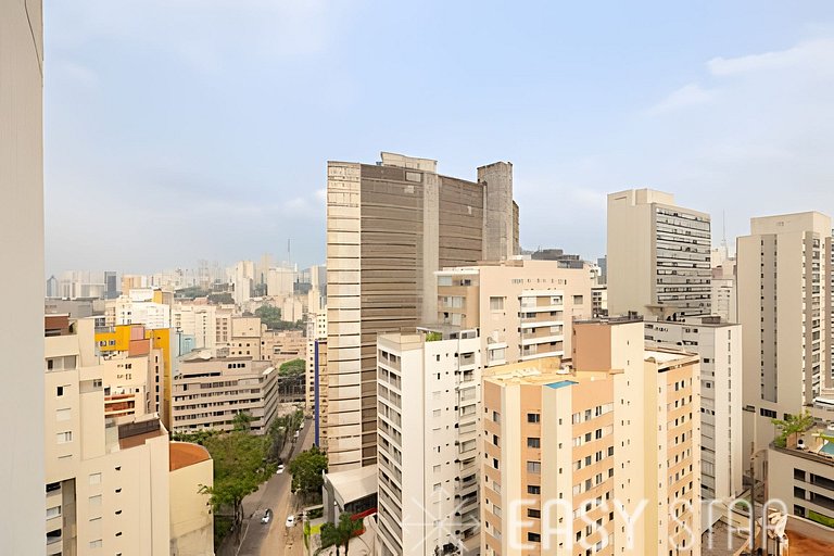 Easy Star - Belo apto c/ 2 quartos, vaga e varanda na Paulis
