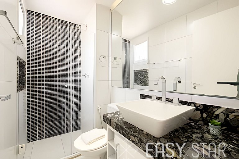 Easy Star - Belo apto c/ 2 quartos, vaga e varanda na Paulis