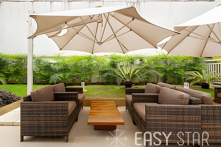 Easy Star - Belo apto c/ 2 quartos, vaga e varanda na Paulis